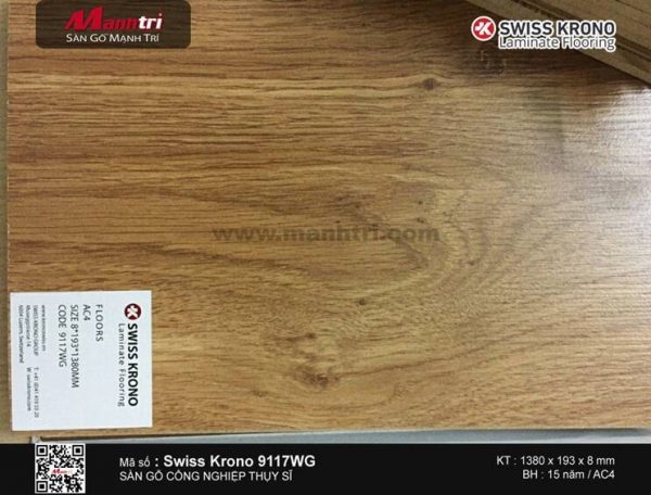 Sàn gỗ Swiss Krono 9117WG