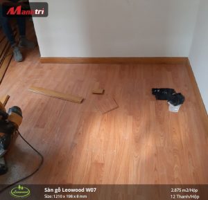 sàn gỗ hèm khóa leowood W07W07