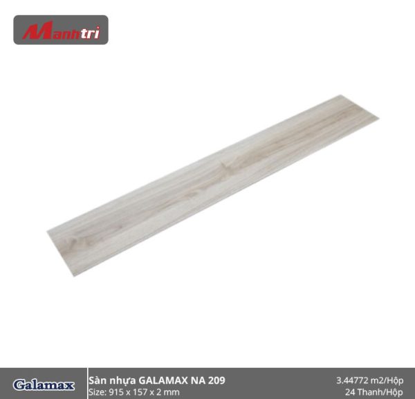 Sàn nhựa giả gỗ Galamax NA209
