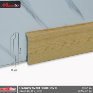 Len chân tường nhựa sàn gỗ L95-15