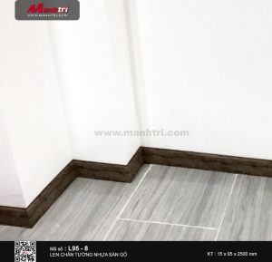 Thi công len chân tường L95