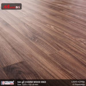 Sàn gỗ công nghiệp Charm Wood E863 hình 2