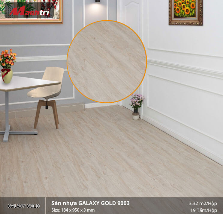 sàn nhựa Galaxy Gold 9003