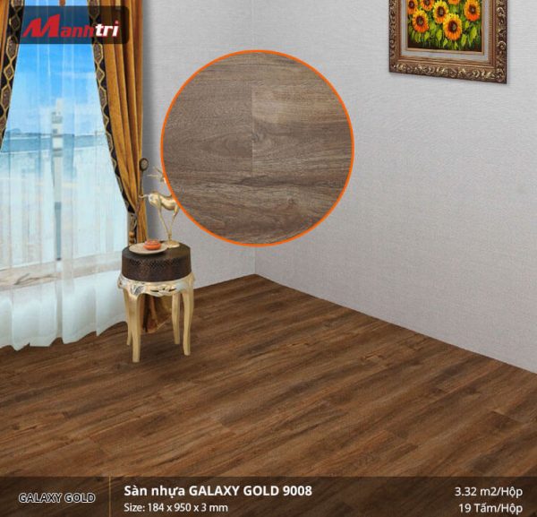 sàn nhựa Galaxy Gold 9008