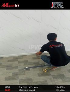 thi công ốp tường tấm nhựa iPVC