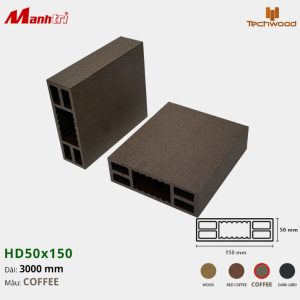 Thanh lam gỗ Techwood HD50x150-Coffee
