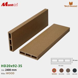 Thanh lam gỗ Techwood HD20x92-3S-Wood