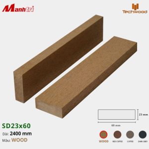Thanh lam gỗ Techwood SD23x60-Wood