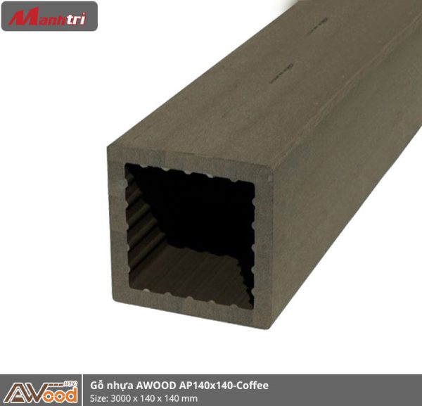 gỗ nhựa Awood AP140x140-coffee hình 1