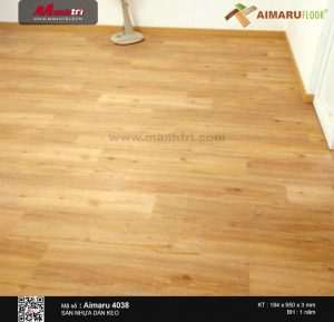 thi công sàn nhựa aimaru 4038 g