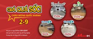 Banner khuyến mãi sàn gỗ tháng 9