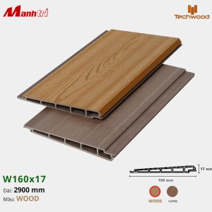 Gỗ Nhựa Ốp Tường, Trần Techwood W160x17-Wood