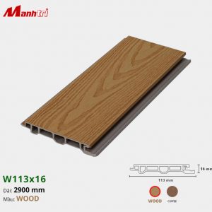 Gỗ Nhựa Ốp Tường, Trần Techwood W113x16-Wood