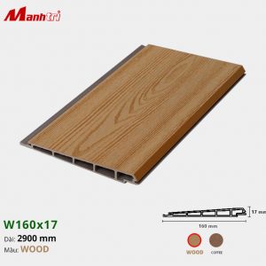 Gỗ Nhựa Ốp Tường, Trần Techwood W160x17-Wood