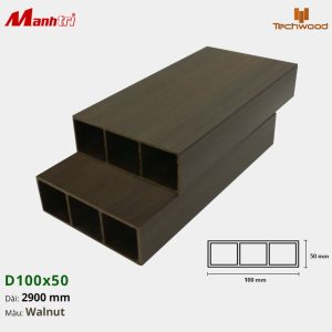 Thanh Lam Gỗ Techwood D100x50-Walnut