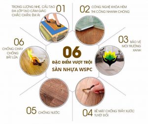 Đặc điểm vượt trội của sàn nhựa hèm khóa WSPC