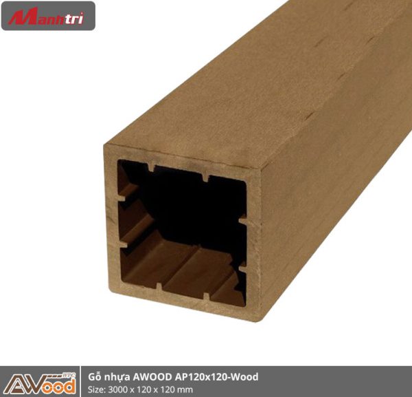 gỗ nhựa Awood AP120x120-wood hình 1