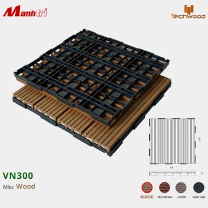 Vỉ gỗ nhựa lót sàn Techwood VN300-Wood