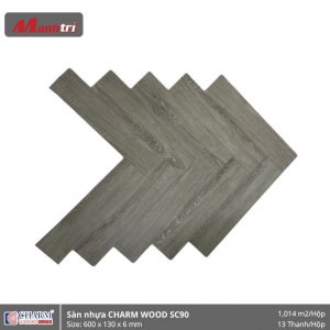 Sàn nhựa xương cá Charm Wood SC90