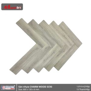 Sàn nhựa xương cá Charm Wood SC93