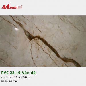 Tấm nhựa PVC 28-19-vân đá