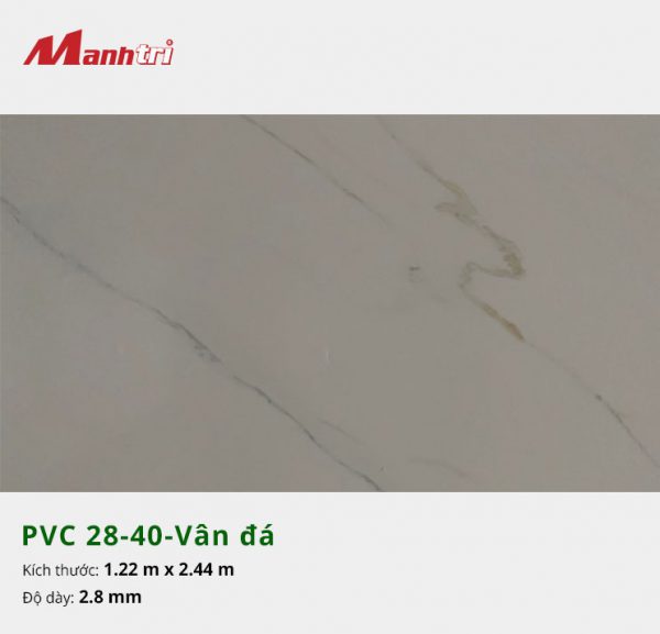 Tấm nhựa PVC 28-40-vân đá