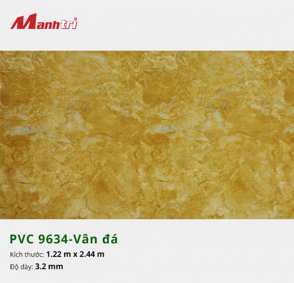 tấm ốp tường vân đá PVC 9634