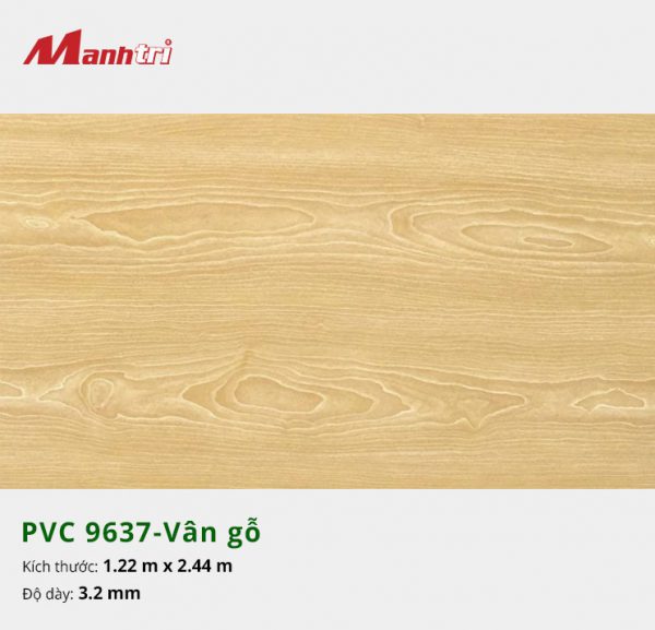 tấm ốp tường vân gỗ PVC 9637