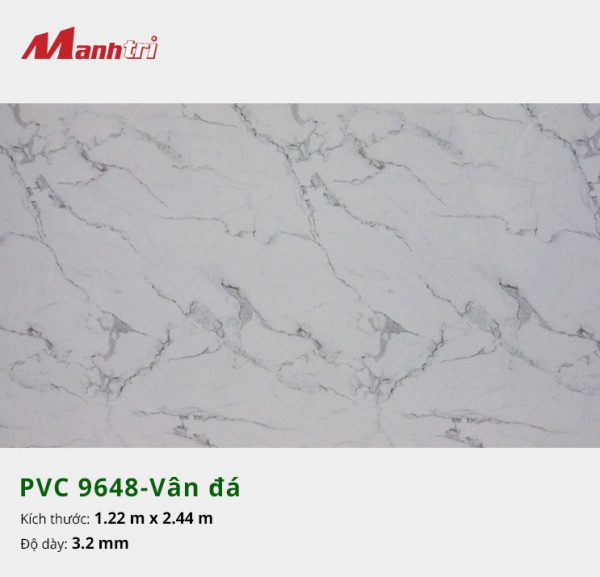 tấm ốp tường vân đá PVC 9648