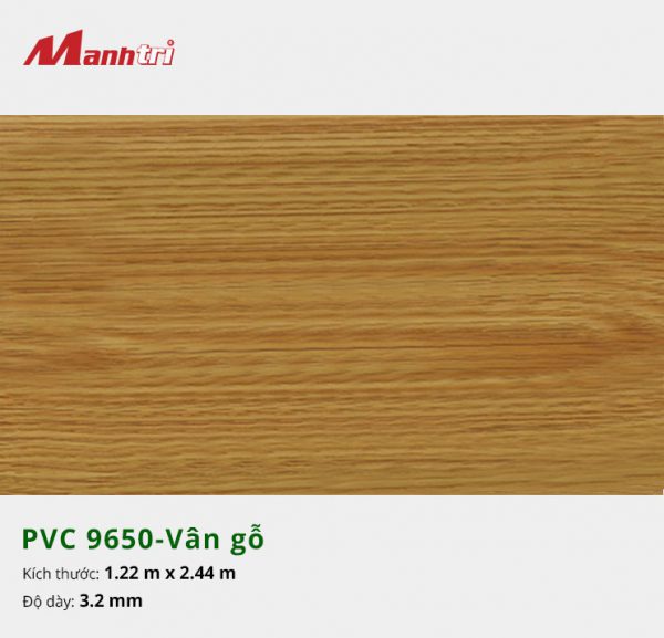 tấm ốp tường vân gỗ PVC 9650