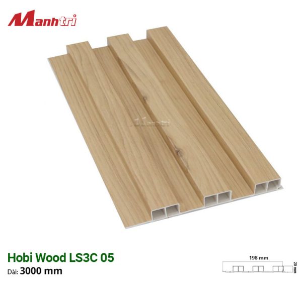 Tấm Lam Sóng Hobi Wood LS3C