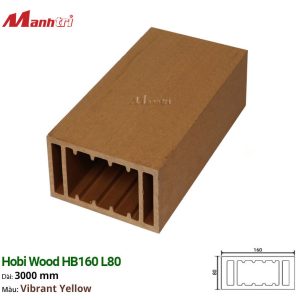 Thanh Lam Gỗ Hobi Wood HB160 L80