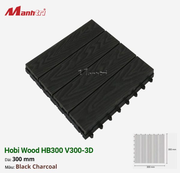 Vỉ Gỗ Nhựa Hobi Wood HB300 V300