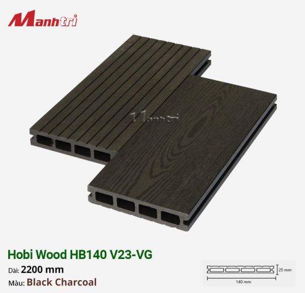 Sàn Gỗ Nhựa Hobi Wood HB140 V23-VG
