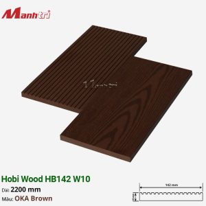 Gỗ Nhựa Ốp Tường, Trần Hobi Wood HB142 W10