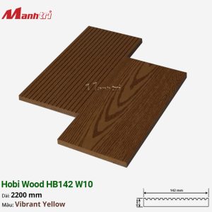 Gỗ Nhựa Ốp Tường, Trần Hobi Wood HB142 W10