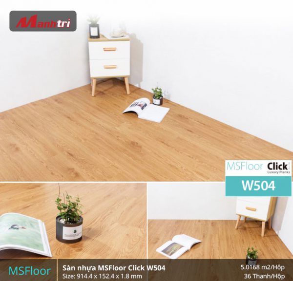 sàn nhựa MSFloor W504 hình 2