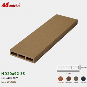 Gỗ Nhựa HD20x92-Wood
