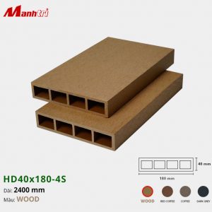 Gỗ Nhựa HD40x180-Wood