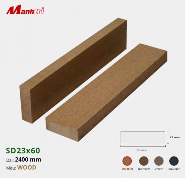 Gỗ Nhựa SD23x60-Wood