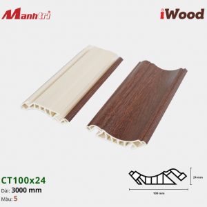 Nẹp Cổ Trần 100x24-5