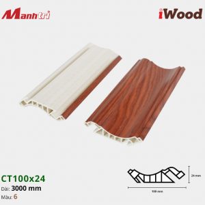 Nẹp Cổ Trần 100x24-6