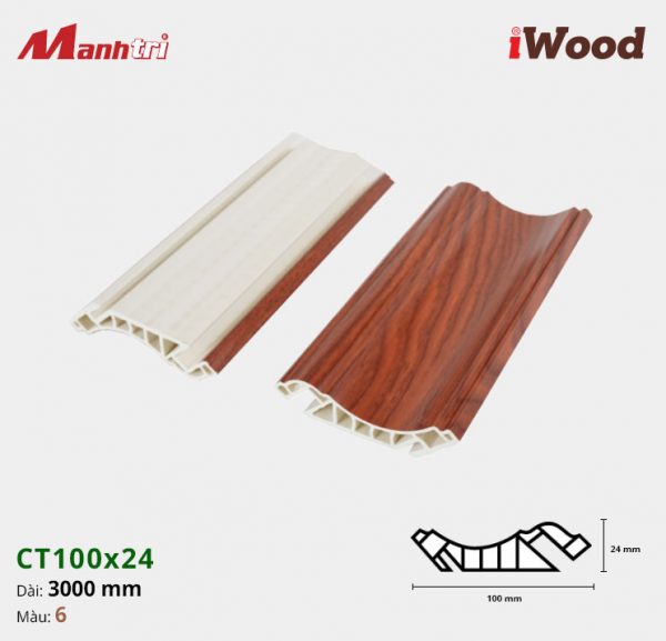 Nẹp Cổ Trần 100x24-6