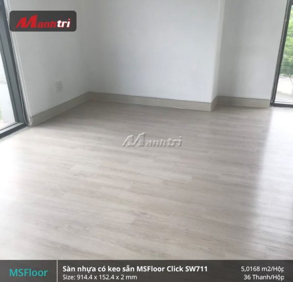 Sàn nhựa có keo sẵn MSFloor