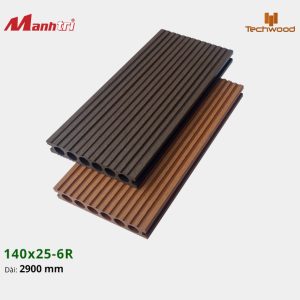Sàn gỗ nhựa Techwood 140x25-6R-Chocolate