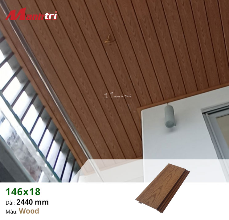 Công trình trần 146x18-Wood