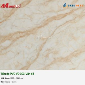 Tấm Nhựa PVC VD 303-Vân đá