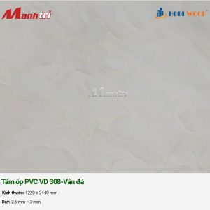Tấm Nhựa PVC VD 308-Vân đá