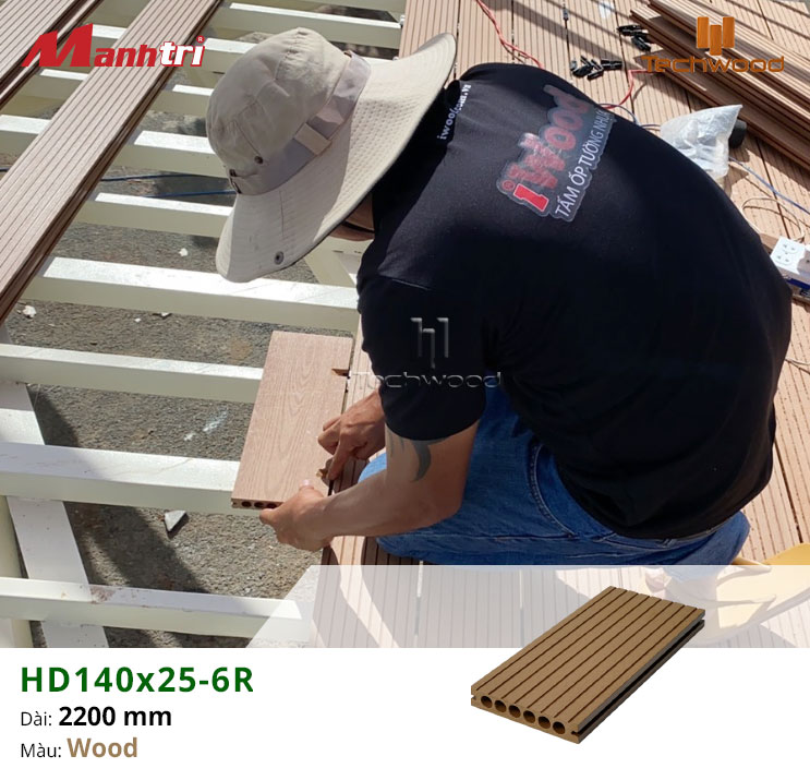 Công trình HD140x25-6R-Wood