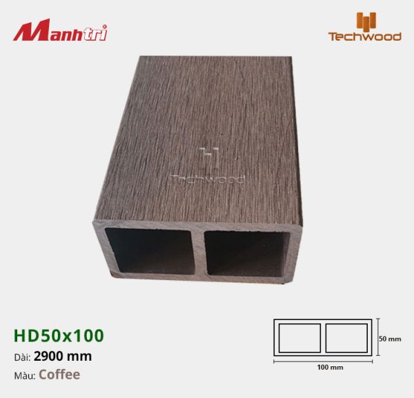 Thanh lam Techwood HD50x100-Coffee